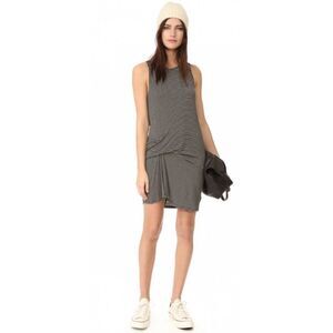 RILLER & FOUNT Ricky Striped Modal Dress M